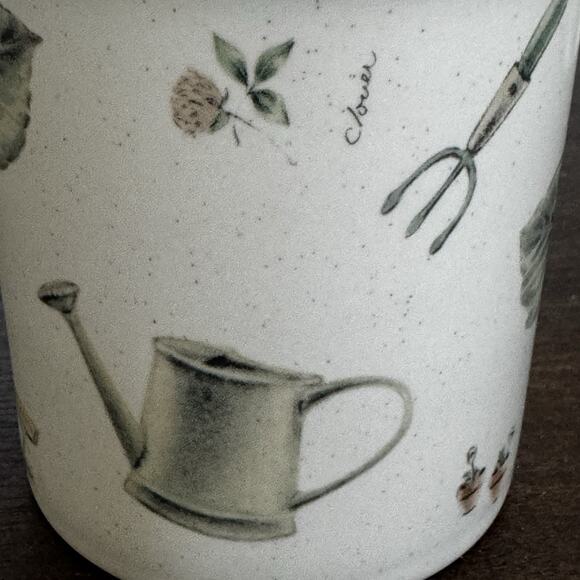 Portfolio by Pfaltzgraff Naturewood Mug 2 Stoneware Mugs 12 oz Garden Cottage - Picture 12 of 13